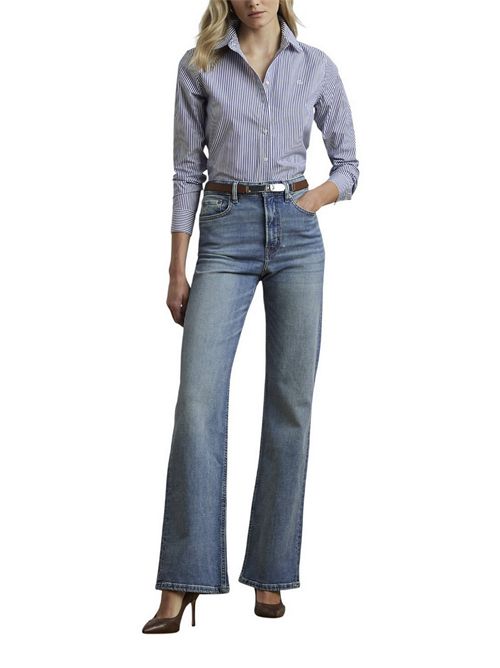 CAMICIA donna A RIGHE bianco e blu Ralph Lauren | 200859048001